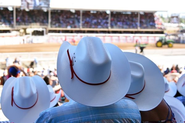 Rodeo spectators in Texas