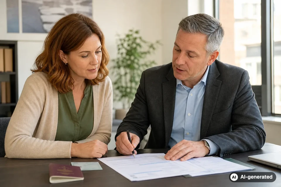 Consultation about documents following an overstay in the United States