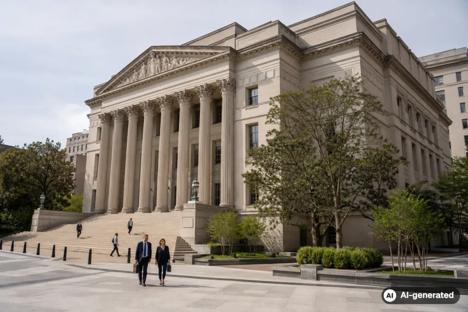 Formal U.S. courthouse with columns and a broad flight of steps