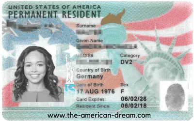 Image of a Green Card