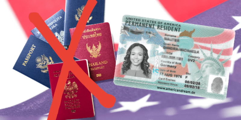 Green Card Lottery passport requirement lifted